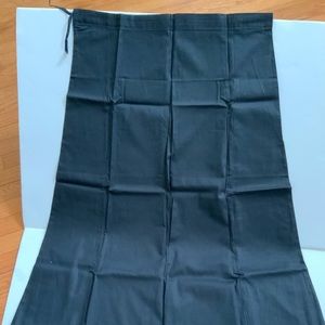 Underskirt Petticoat Liner LongSkirt Cotton Black